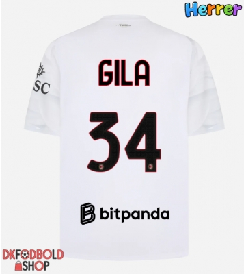 AC Milan Mario Gila #34 Udebanetrøje 2026-27 Kort ærmer AC Milan Mario Gila #34 Udebanetrøje 2026-27 Kort ærmer